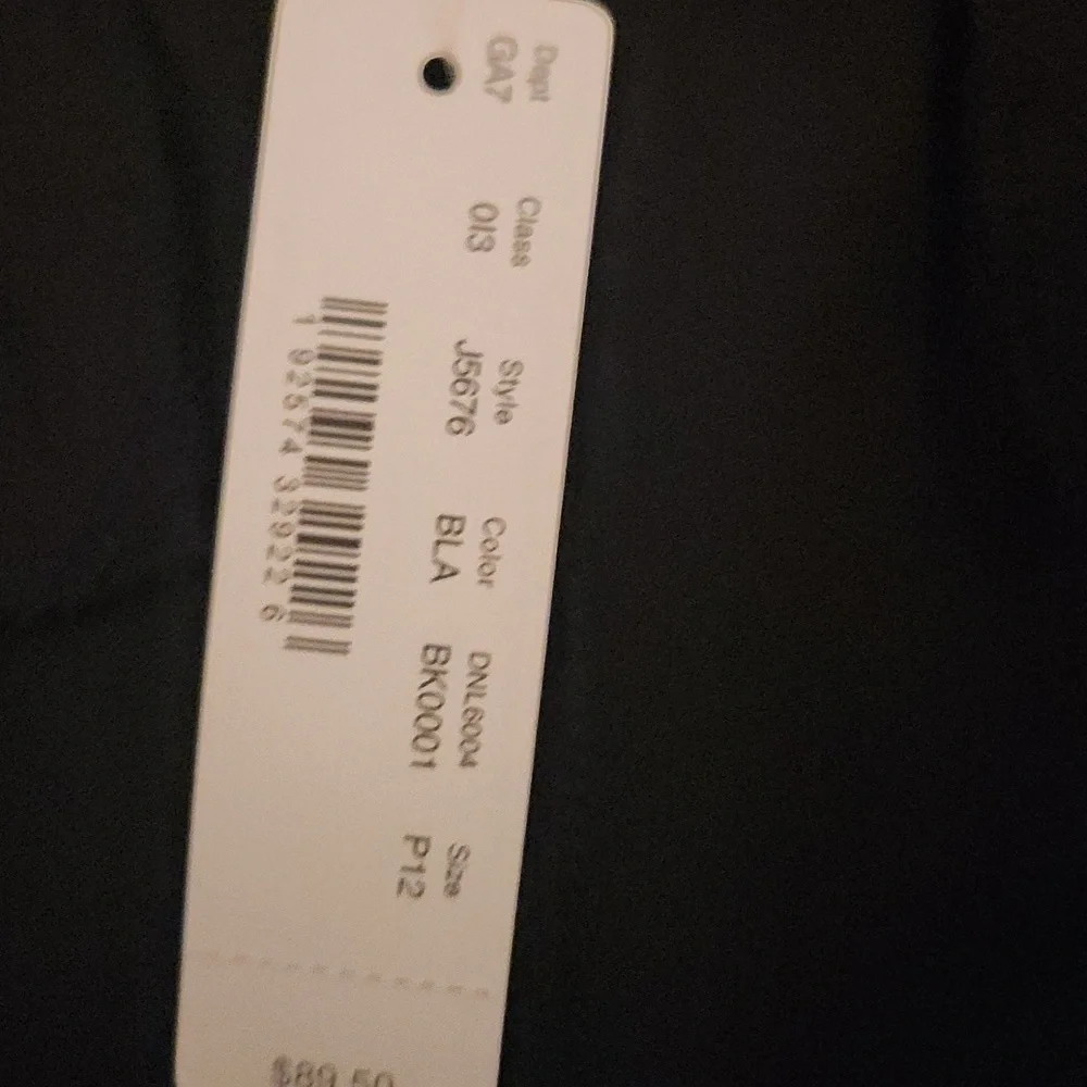 J Crew Classic Black Women's Pants